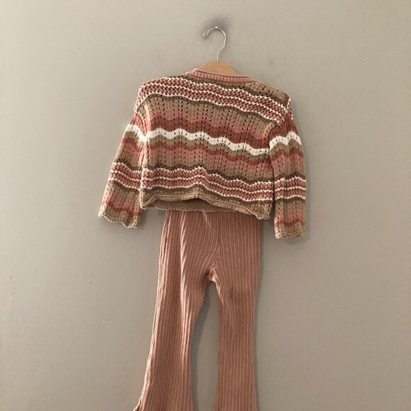 $28 ADD ON Little Co. matching stripe knit set Janie and Jack Zara Baby Gap - Picture 2 of 4